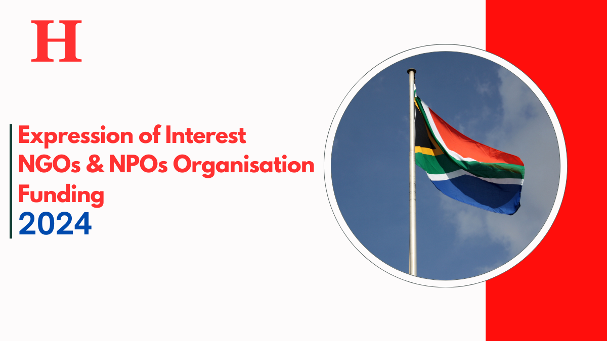 Expression of Interest NGOs & NPOs Organisation Funding 2024/2025 – Closing Date: 13 October 2024