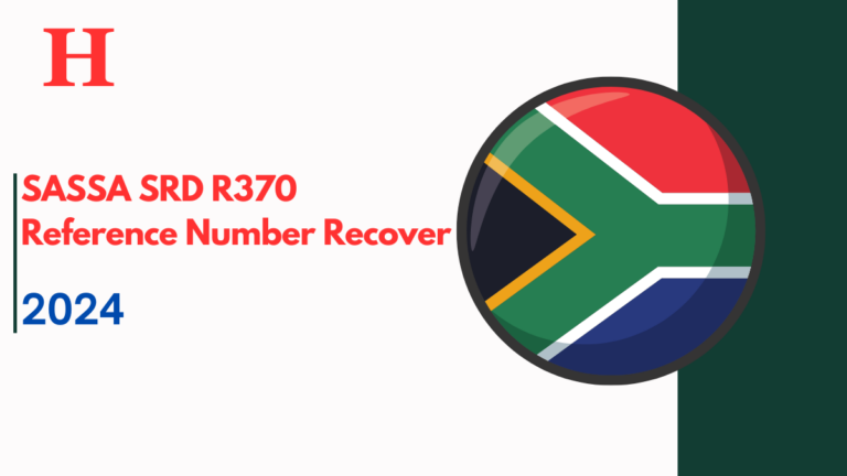 SASSA SRD R370 Reference Number Recover