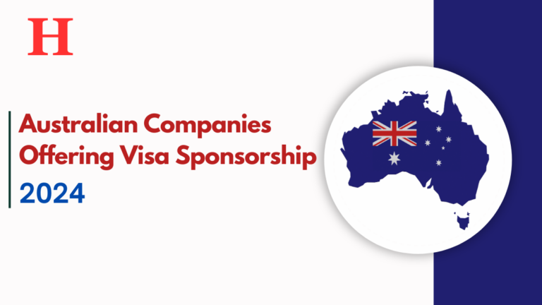 Top Australian Companies Offering Visa Sponsorship Sep/Oct 2024 - Apply Now