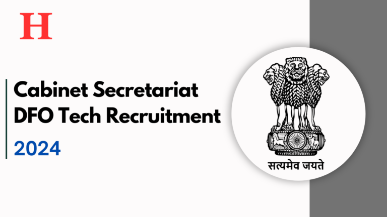 Cabinet Secretariat DFO Tech Recruitment 2024, Check Post For 160 Tech Positions