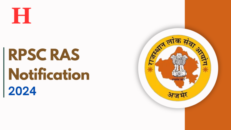 RPSC RAS Notification 2024, Apply Online for Various Vacancies Now