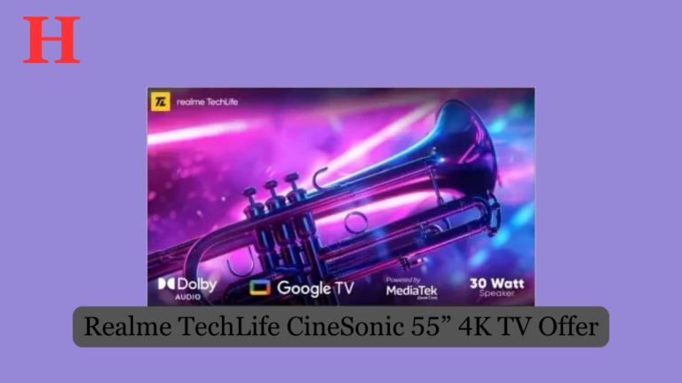 Realme TechLife CineSonic 55” 4K TV Offer