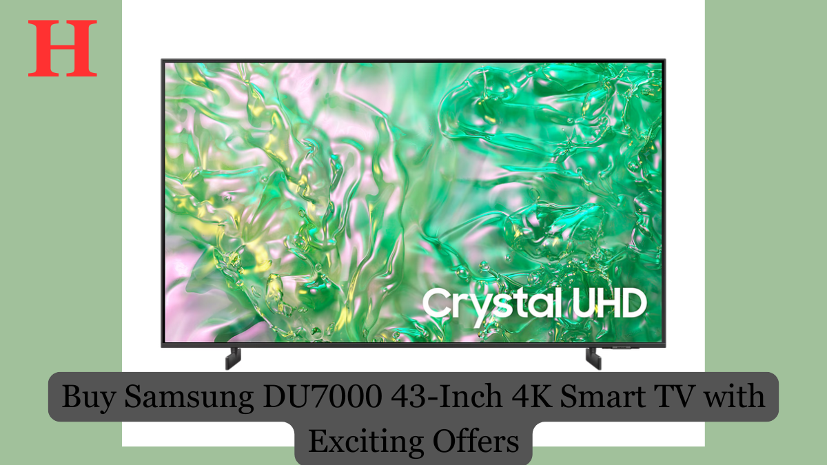 Buy Samsung DU7000 43-Inch 4K Smart TV with Exciting Offers from Flipkart, Amazon, skyand More!