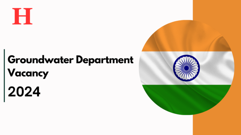 Groundwater Department Vacancy: Recruitment Notification Released, Applications Open from October 1